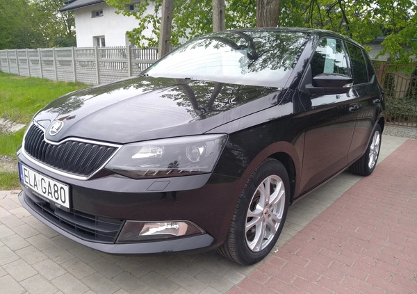 Skoda Fabia cena 38400 przebieg: 115000, rok produkcji 2016 z Łask małe 326